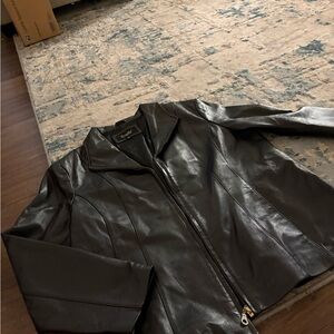 Elegant Black Leather Jacket